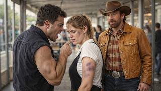 CHUCK NORRIS noticed bruises on the waitress — what he did next surprised everyone