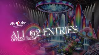🔴 Official Recap! | All 62 competing entries in the VibeVision Song Contest 7