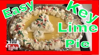 Easy 3 Ingredient Key Lime Pie