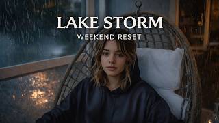 Sydney Sweeney: Heavy Lakefront Storm - Rain on Roof for Friday Night Reset