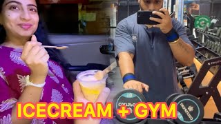 Yeh dekho ICE CREAM khake kaise banti hai MUSCLES.