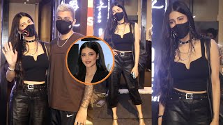 Shruti Hassan On Dinner Date With BF Santanu Hazarika In Bastian Bandra