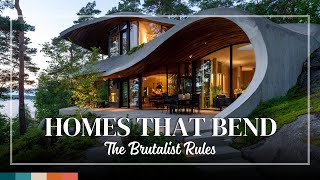Brutalist Curves: Inside Stunning Concrete Homes That Break the Boxy Mold
