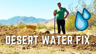 How We’re Turning the Desert Into an Orchard | Desert Homestead Water Project