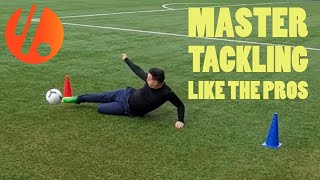 Unlock Elite Tackling Skills: Saliba, Van Dijk & Dias Inspired Drills!