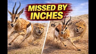 Two Chases. Same Result 😳 — Cheetah Missed by Inches