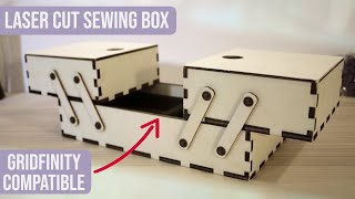 Laser Cut Sewing Box (not just for sewing) | Free Files Included