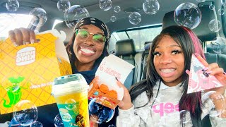 *TRYING THE VIRAL BURGER KING SPONGEBOB  MEAL*