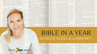 Bible in a Year – Daily LIVE Study | 7AM CT (ACTS 4-6)