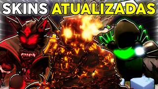 JOGANDO com as SKINS ATUALIZADAS de KILLERS no UPDATE do 1X1X1X1... (Forsaken)