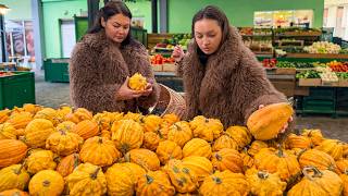 Beef Stuffed Mini Pumpkins Cooked in a Tandoor