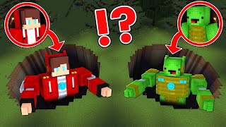 Who Found TRANSFORMERS JJ and Mikey in a PIT in Minecraft - Maizen