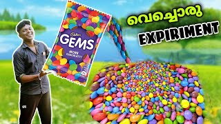 Gems മുട്ടായി വെച്ചൊരു പരീക്ഷണം|Expiriment In Cadbury Gems|G TECH MAKER CREATION