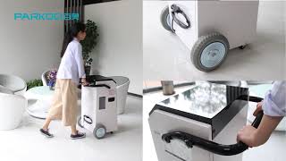 348L100 Pint Commercial Grade Dehumidifier , Hand Push Commercial Dehumidifiers For Basements