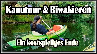 Ein kostspieliges Ende - Kanutour und Biwakieren - DD Hammock Bivi Boden Setup. @SICKYPOPP