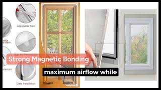 Keep Bugs Out & Let Fresh Air In with This Magnetic Screen 🌬️
