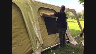 Intents Outdoors 6X6 Glamping Tent Set Up