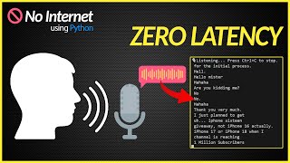 Convert speech to text in realtime without delay | using faster-whisper module