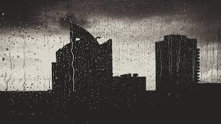 Lofi Rainy City in 3D Sound | cars, raindrops [1 HOUR]