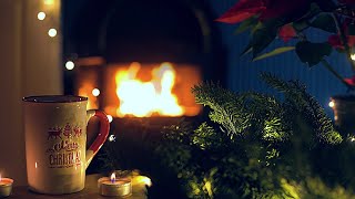 Cozy Christmas Music with Crackling Fireplace ❄️🎄 | Christmas Living Room Ambience