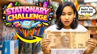 Stationery Under ₹10 Challenge! ✏️😱|  Impossible Challenge! ✏️💰