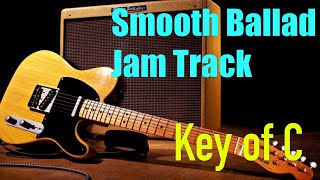 Smooth Ballad Guitar Backing Track in C Major
