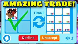 😱🥰FINALLY! I TRADED ONE OF MY BAT DRAGONS FOR THIS AMAZING OFFER! #adoptme 