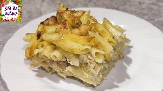 Makarone sa piletinom i prazilukom