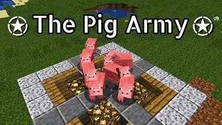 THE PIG ARMY | Minecraft #4