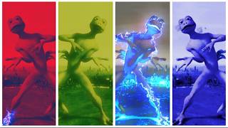 A Battle of Colors in Alien Dance #48