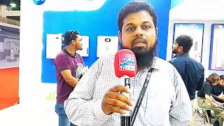 Mr. . . . .  /Talking with S.S.T.V News  Coverage From Solar Pakistan Exhibition Expo Center Karachi