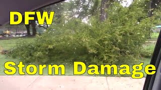 Storm Damage 09/04/22 Dallas Richardson TX USA Sever Weather Wind -- Channel Jamesss Today