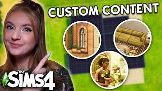 the sims 4 but every room is a different CC pack!