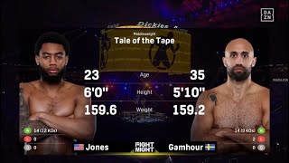 Amari Jones vs Shady Gamhour (2025-11-08)