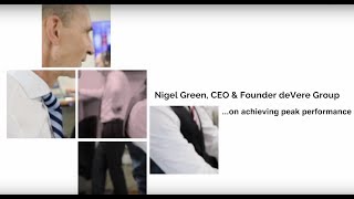DeVere CEO Nigel Green on how to achieve 'peak performance'