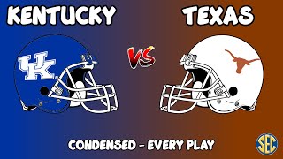 Texas vs Kentucky every play