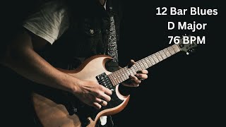 12 Bar Blues D Major 76 BPM Backing Track