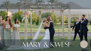 Indian Wells Golf Course Wedding Highlight Video 2024 | Mary & Kwesi