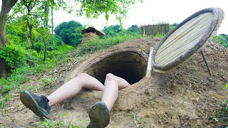 Survive or Succumb: 30 Days Building an Underground Dugout Cabin Where Wild Peril Never Sleeps