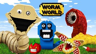 Lost In Lego Hungry Worm World Can You Escape From The Giant Worm