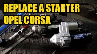 Replacing A Starter Opel Corsa C