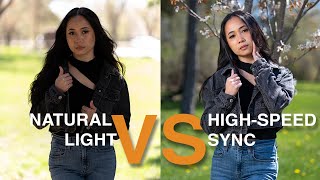 Portraits with Off-Camera FLASH & HIGH SPEED SYNC (Sony A7IV + Godox AD200)