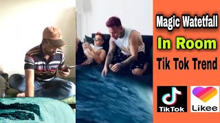Magic Watetfall In Room || ঘরে বসে ম্যাজিক ভিডিও তৈরি করুন || Tik Tok new Trend video |