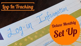 Budget Planner Set Up | Log In Tracker | Erin Condren Deluxe Monthly Planner