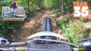 Hatfield McCoy Big Coal River - Trail 35 - Triumph TF450-C