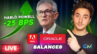 🔴El MERCADO REACCIONA a BAJA de TASAS y BALANCES $ADBE $ORCL | Gabriel Martin 10/12/25