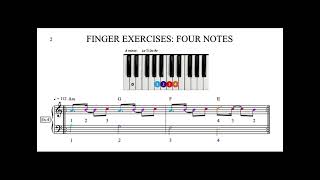 Piano Finger Exercises - Exercise 4