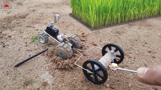 How to make Tractor seeding machine | motor science project