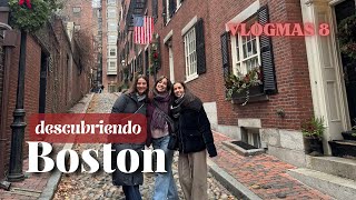 VLOGMAS 8🎄 A PERFECT day in Boston: beautiful neighborhoods and Christmas vibes