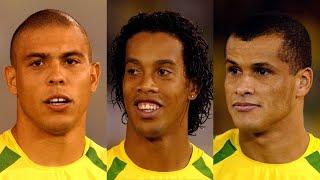 Ronaldo, Ronaldinho & Rivaldo vs Portugal - International Friendly - 17/04/2002